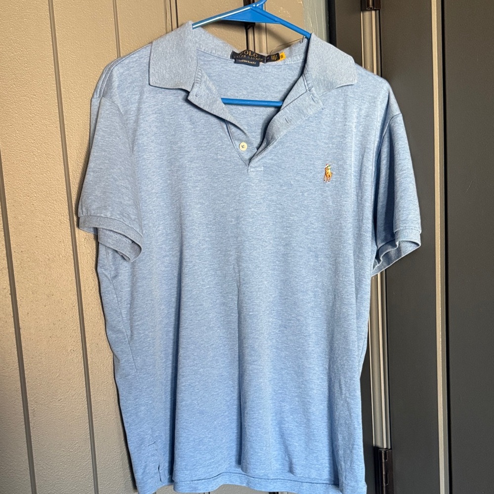 Polo by Ralph Lauren Light Blue Short-Sleeve Polo Shirt